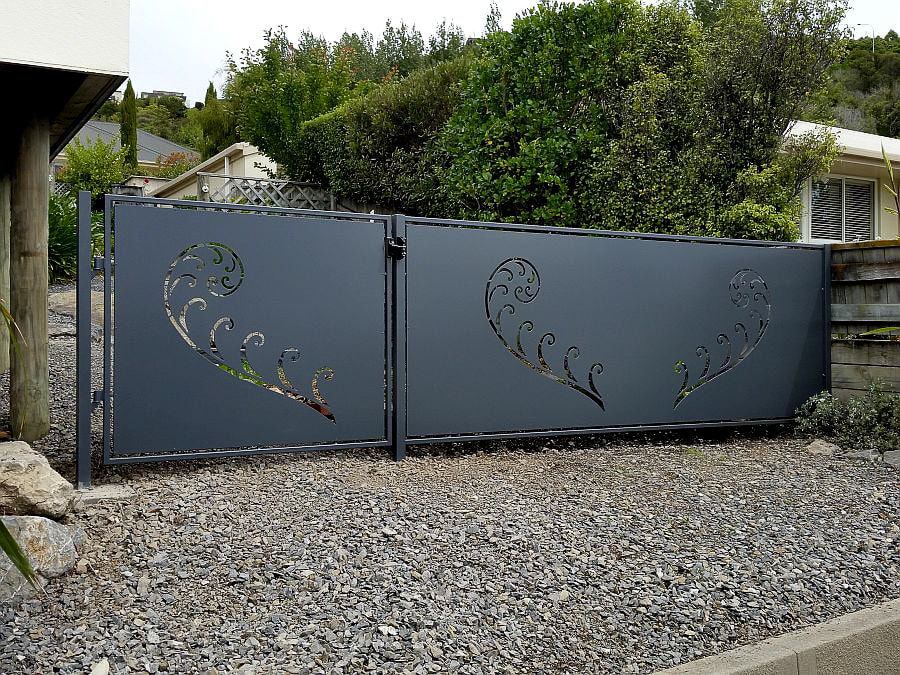 Custom Metal Gate by Adam Styles Creative Metal in Nelson, New Zealand. 